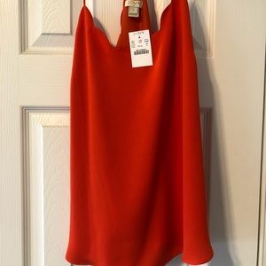 NWT J. Crew Factory coral tank